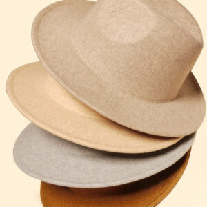 Vintage Wool Blend Fedora Hat
