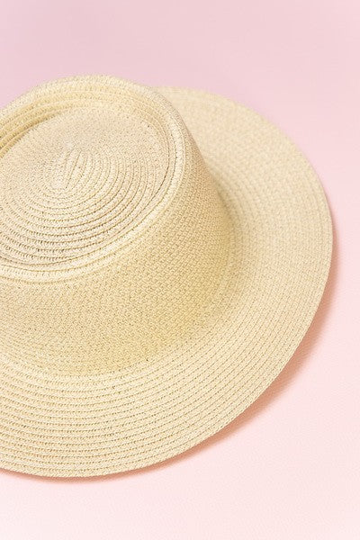 Classic Boater Straw Sun Hats - Image 4