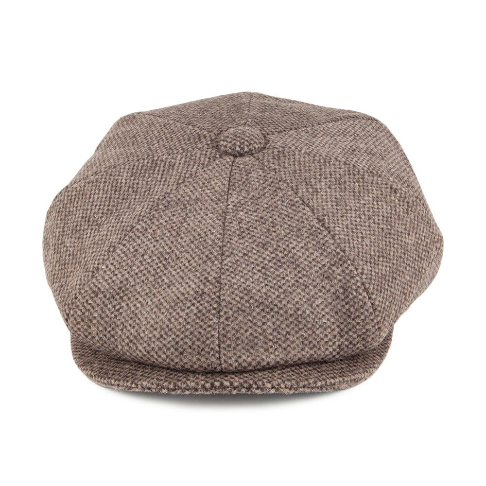 Brown Wool Blend Newsboy Cap - Image 2