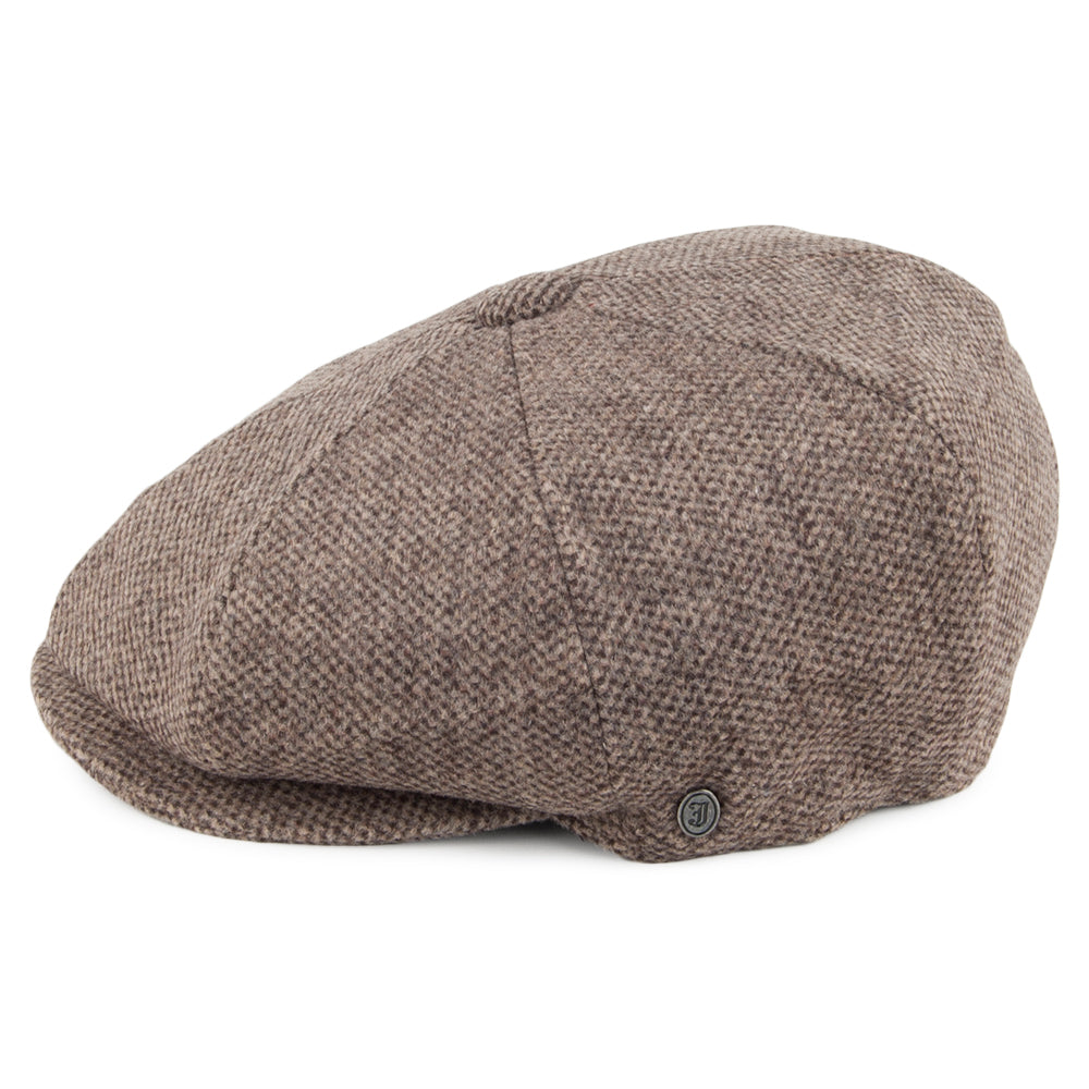 Brown Wool Blend Newsboy Cap - Image 3