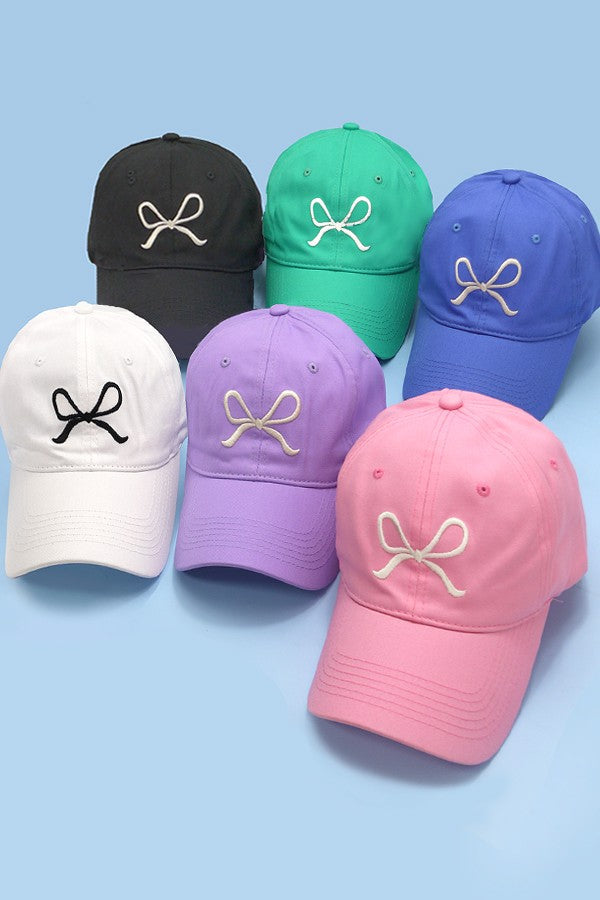 Bow Ribbon Baseball Cap