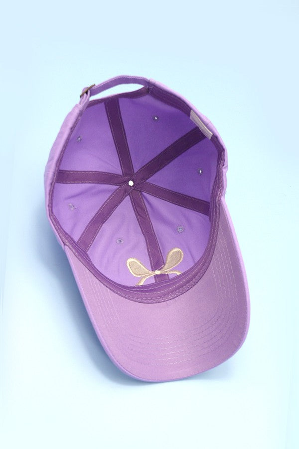 Bow Ribbon Baseball Cap - Image 8
