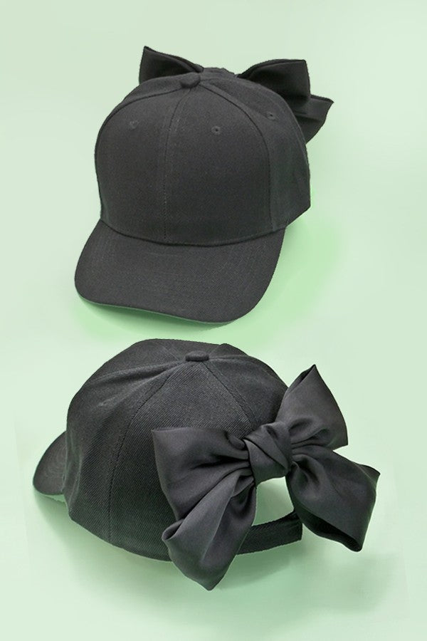 Big Bow Ribbon Baseball Cap - Image 4