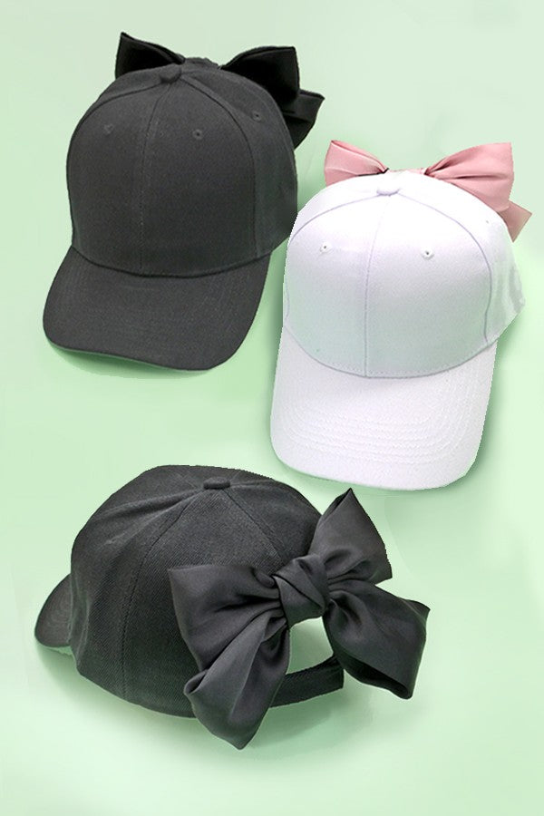 Big Bow Ribbon Baseball Cap - Image 3