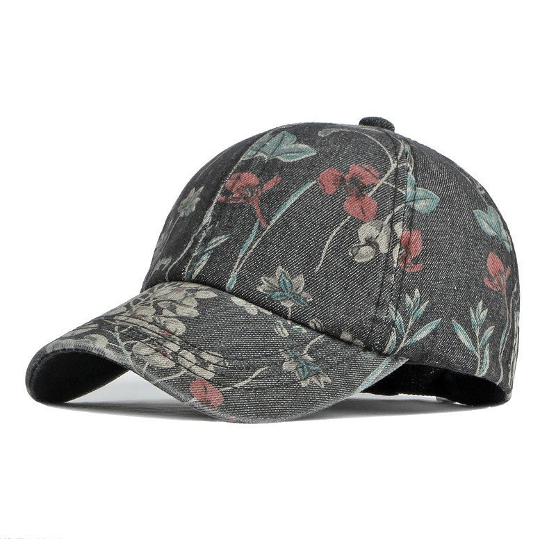 Floral Jean Casual Baseball Cap - Image 2