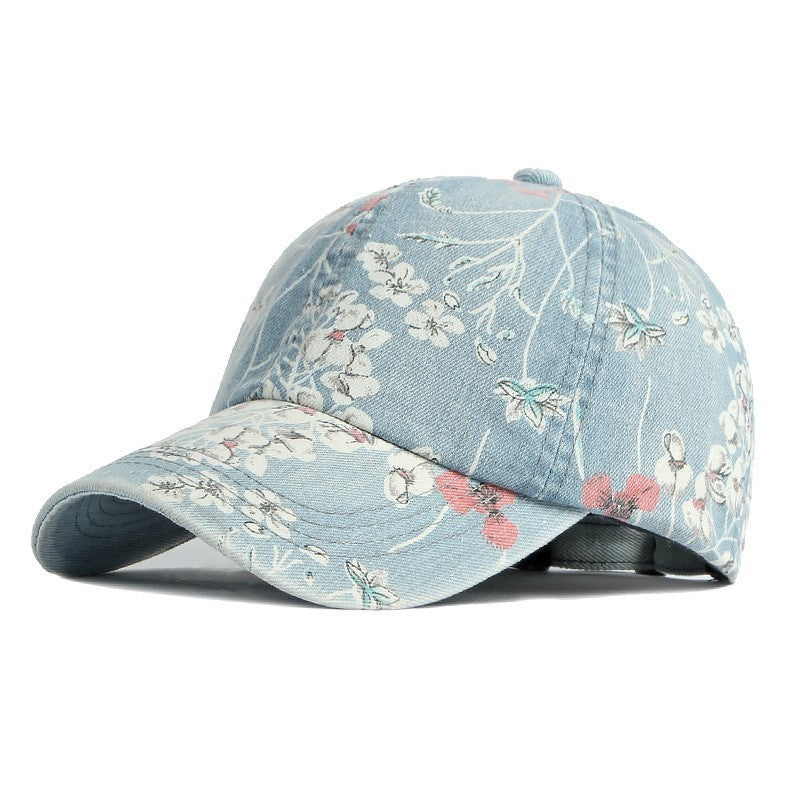 Floral Jean Casual Baseball Cap - Image 3