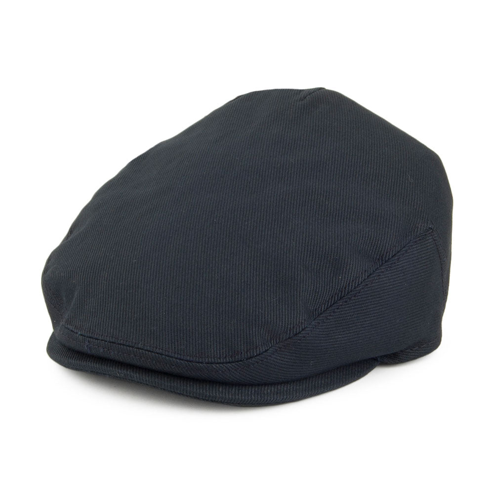 Navy Blue Baby Cotton Flat Cap