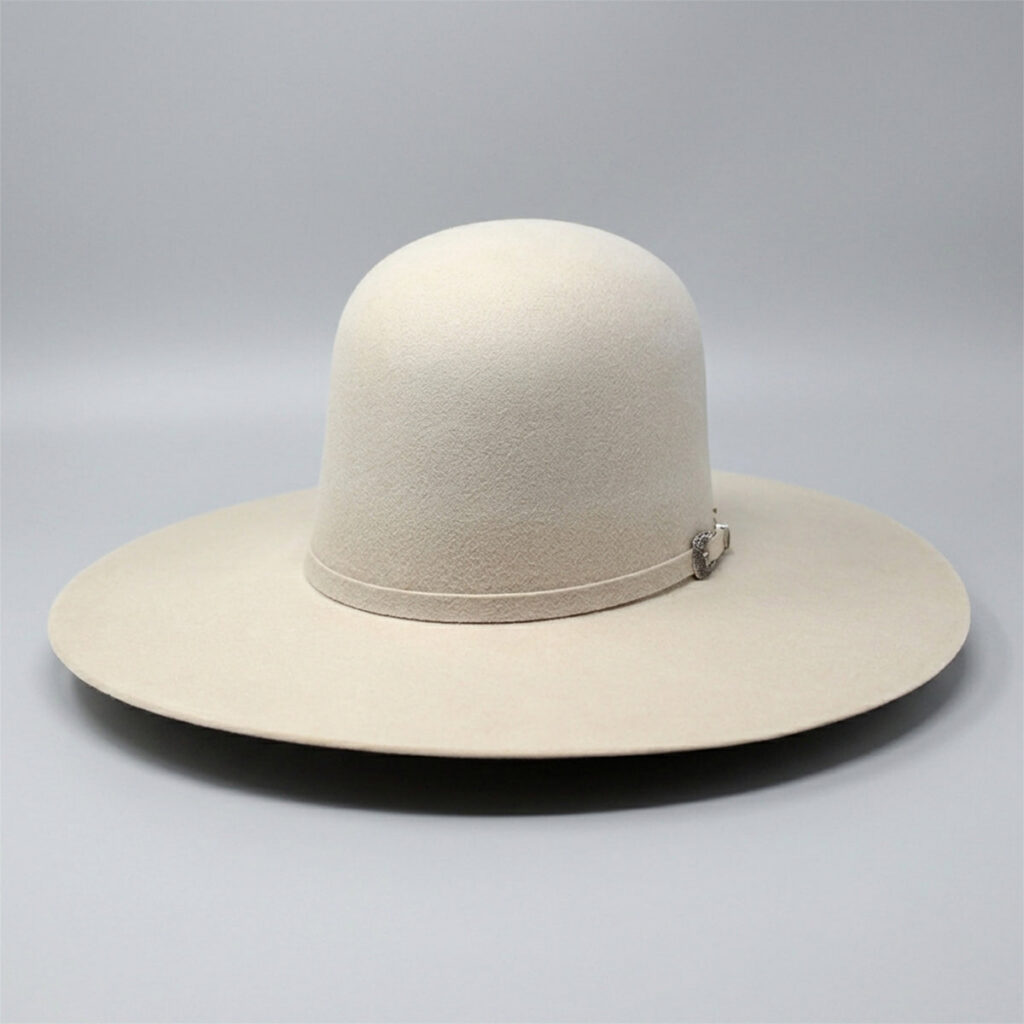 Cuernos Chuecos 6X Silverbelly Open Crown Cowboy Felt Hat