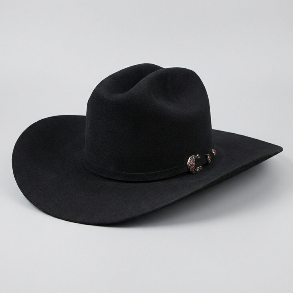 Tombstone 50X Chaparral Black Beaver Felt Cowboy Hat