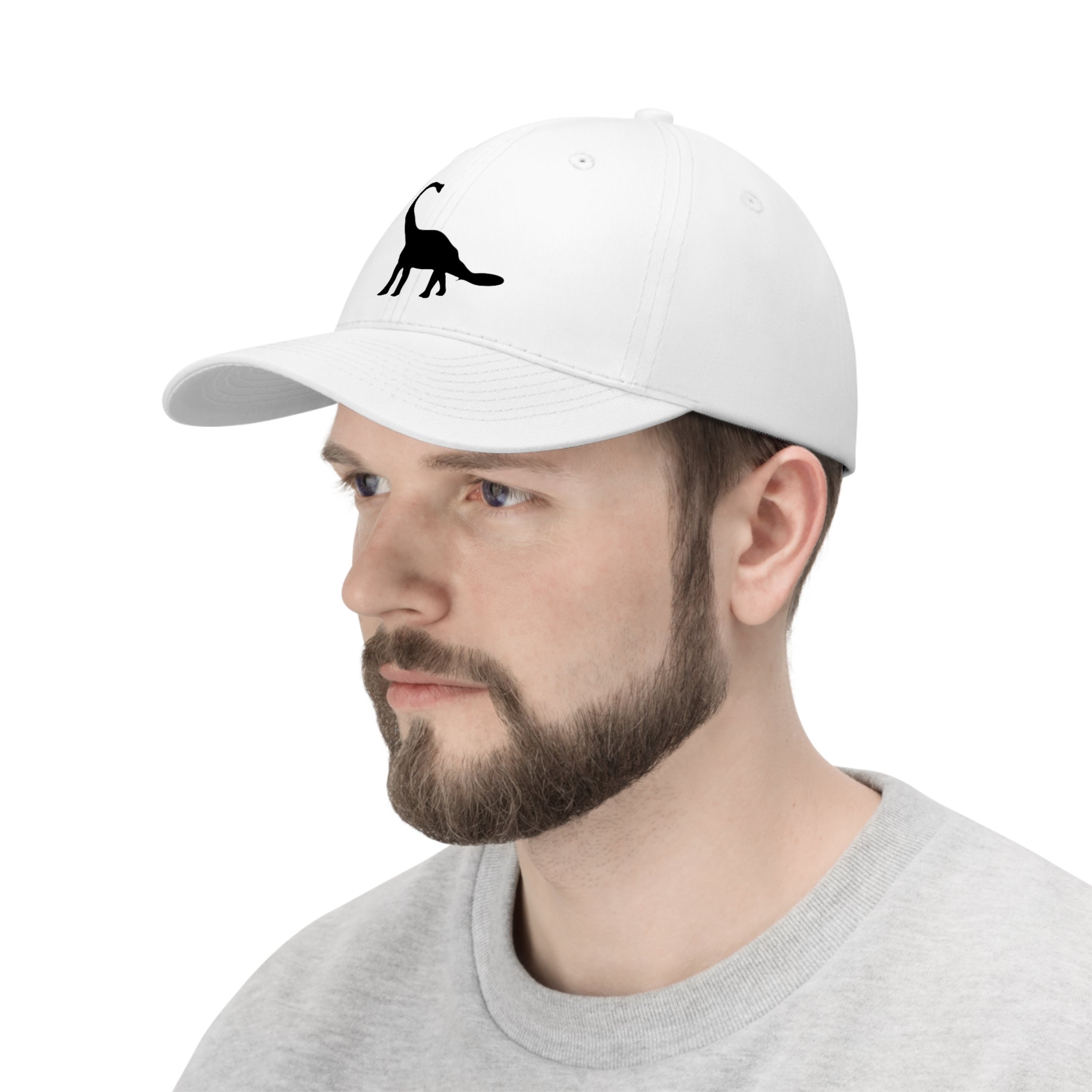 Brachiosaurus Unisex Twill Hat | Paleontologist Gift for Dinosaur Lovers